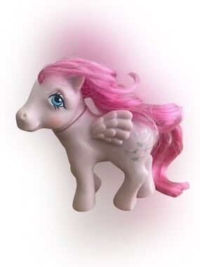 Vintage 1984 G1 My Little Pony Heart Throb Pink Pegasus Hasbro
